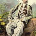 High quality wall art fine art oil painitng handpainted on canvas"Noble Kurdish Man with traditional costumes" stunningoilpainting.com