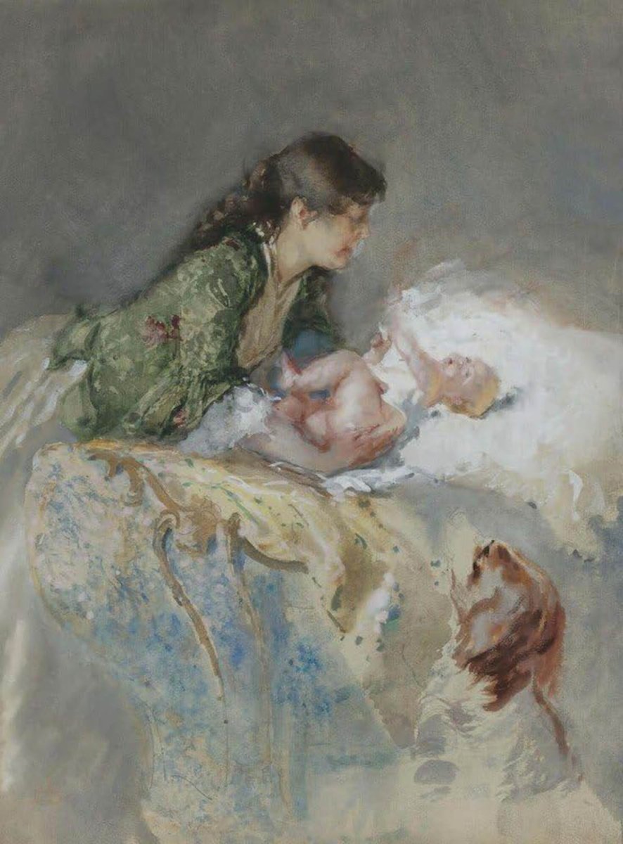 High quality wall art fine art oil painitng handpainted on canvas"Maternity" stunningoilpainting.com