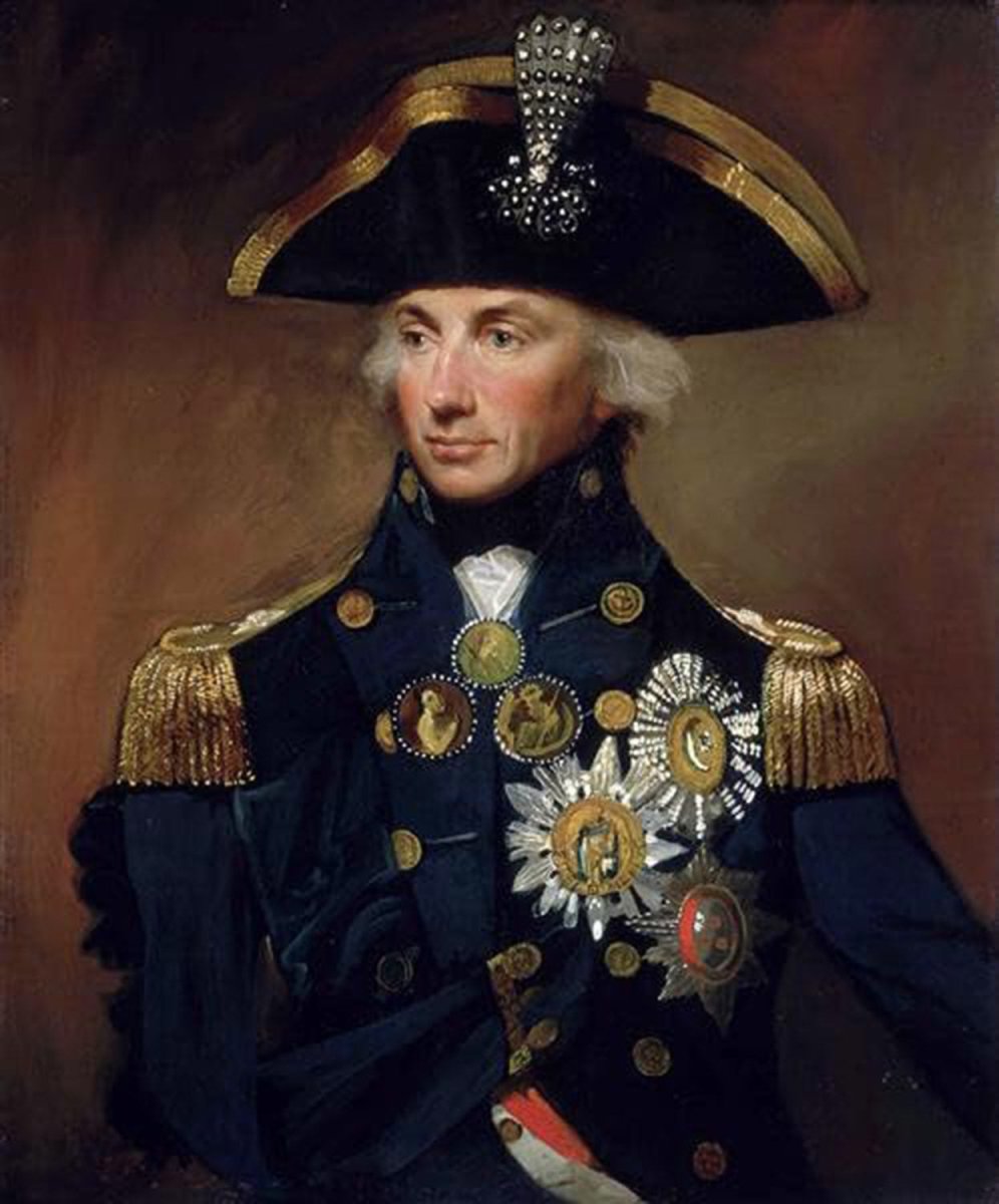 High quality wall art fine art oil painitng handpainted on canvas" Rear-admiral Sir Horatio Nelson" stunningoilpainting.com