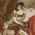 High quality wall art fine art oil painitng handpainted on canvas"a woman with a cat" stunningoilpainting.com
