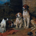 High quality wall art fine art oil painitng handpainted on canvas" dogs" stunningoilpainting.com