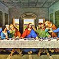 High quality wall art fine art oil painitng handpainted on canvas" The Last Supper" stunningoilpainting.com