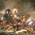 High quality wall art fine art oil painitng handpainted on canvas" Battle of Campo Grande" stunningoilpainting.com