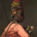 High quality wall art fine art oil painitng handpainted on canvas"Young black man" stunningoilpainting.com