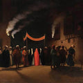 High quality wall art fine art oil painitng handpainted on canvas"Arab Wedding" stunningoilpainting.com