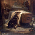 High quality wall art fine art oil painitng handpainted on canvas"The Old Shepherd's Chief Mourner" stunningoilpainting.com