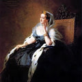 High quality wall art fine art oil painitng handpainted on canvas" Empress of the French" stunningoilpainting.com