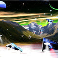 High quality wall art fine art oil painitng handpainted on canvas" many UFO in space " stunningoilpainting.com