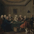 High quality wall art fine art oil painitng handpainted on canvas"A Club of Gentlemen " stunningoilpainting.com