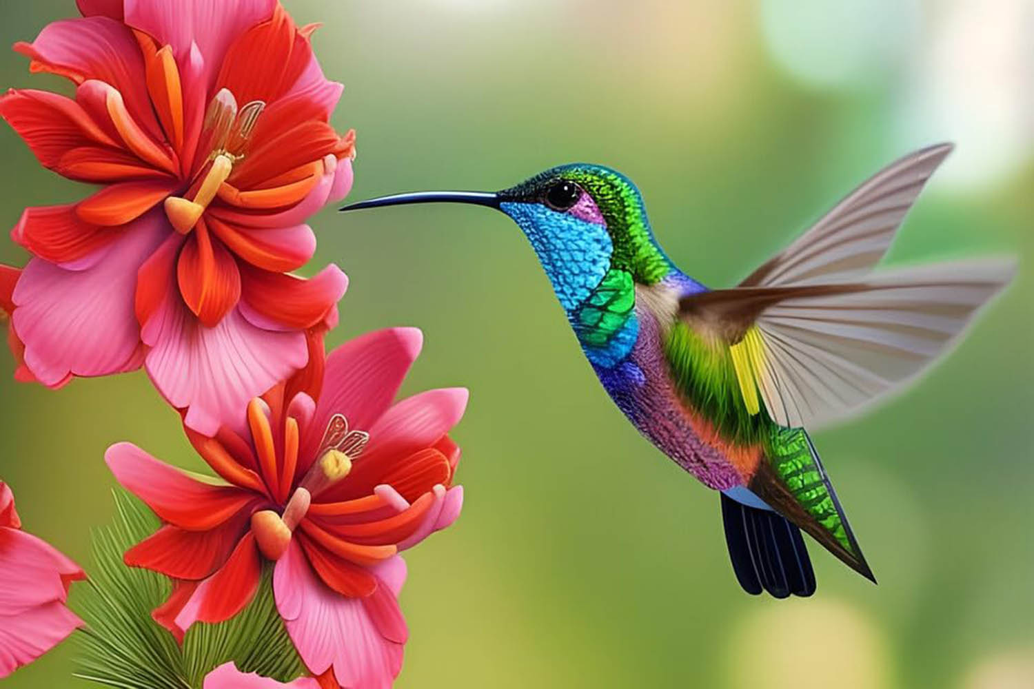 High quality wall art fine art oil painitng handpainted on canvas"bird with flowers" stunningoilpainting.com