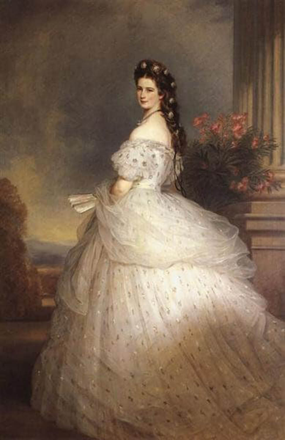 High quality wall art fine art oil painitng handpainted on canvas" Elizabeth, Empress of Austria" stunningoilpainting.com