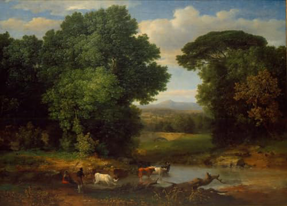High quality wall art fine art oil painitng handpainted on canvas"countryside" stunningoilpainting.com