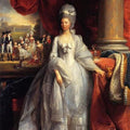 High quality wall art fine art oil painitng handpainted on canvas"Queen Charlotte of the United Kingdom " stunningoilpainting.com