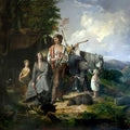 high quality wall art fine art oil painitng handpainted on canvas"hunting" stunningoilpainting.com