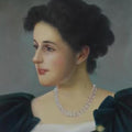 High quality wall art oil painitng handpainted on canvas "a young woman" stunningoilpainting.com