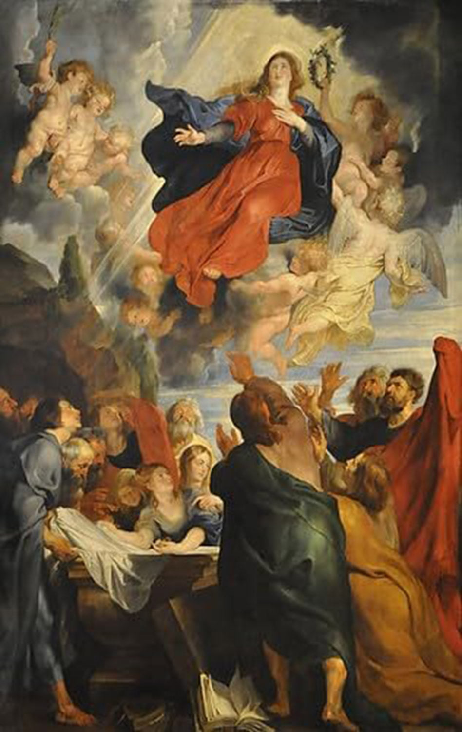 High quality wall art fine art oil painitng handpainted on canvas" Assumption of Mary " stunningoilpainting.com