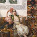 High quality wall art fine art oil painitng handpainted on canvas"Odalisque" stunningoilpainting.com
