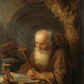 High quality wall art fine art oil painitng handpainted on canvas"hermit" stunningoilpainting.com