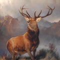 High quality wall art fine art oil painitng handpainted on canvas" A lovely deer" stunningoilpainting.com