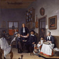 High quality wall art fine art oil painitng handpainted on canvas "a surgeon's home" stunningoilpainting.com