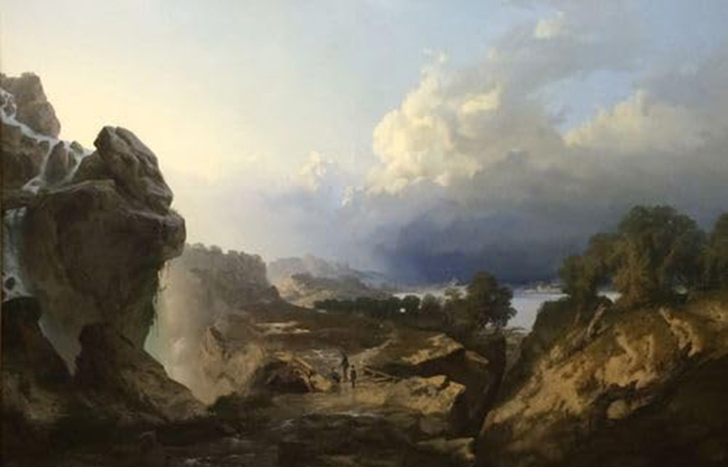 High quality wall art fine art oil painitng handpainted on canvas " After the Storm" stunningoilpainting.com