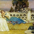 High quality wall art fine art oil painitng handpainted on canvas " women on the Terrace" stunningoilpainting.com