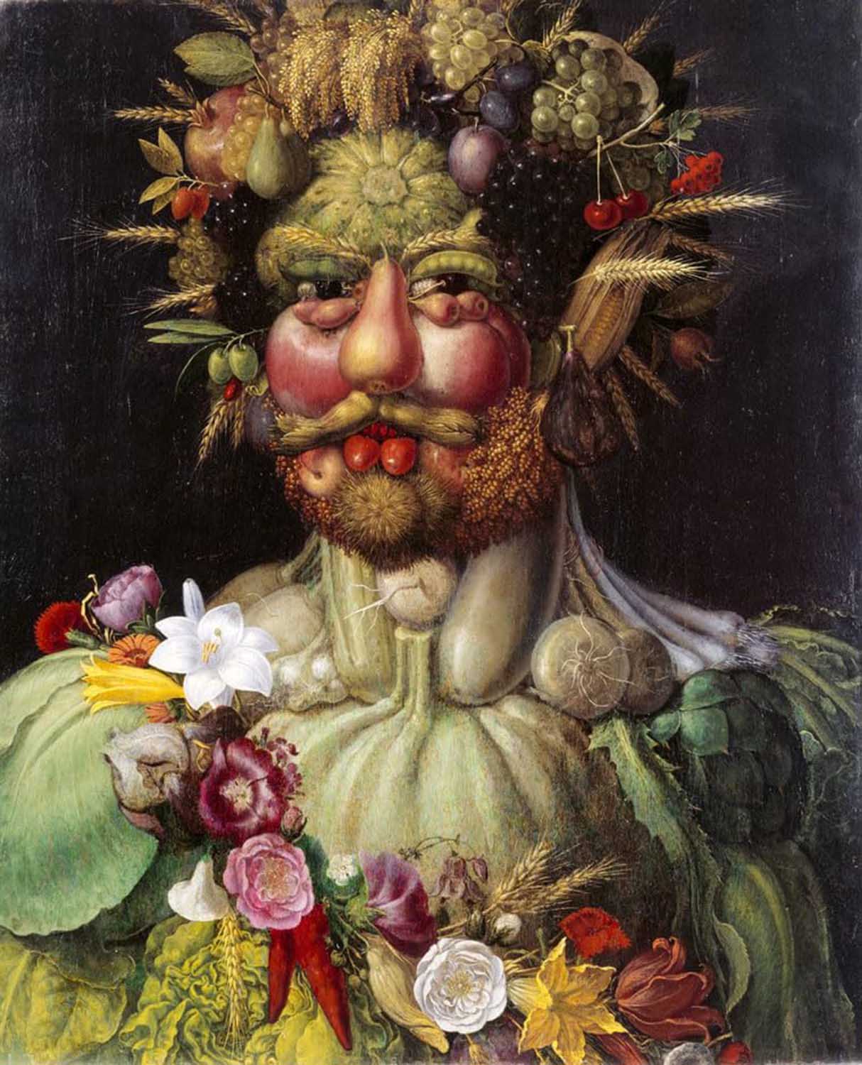 high quality wall art fine art oil painitng handpainted on canvas"Vertumnus" stunningoilpainting.com