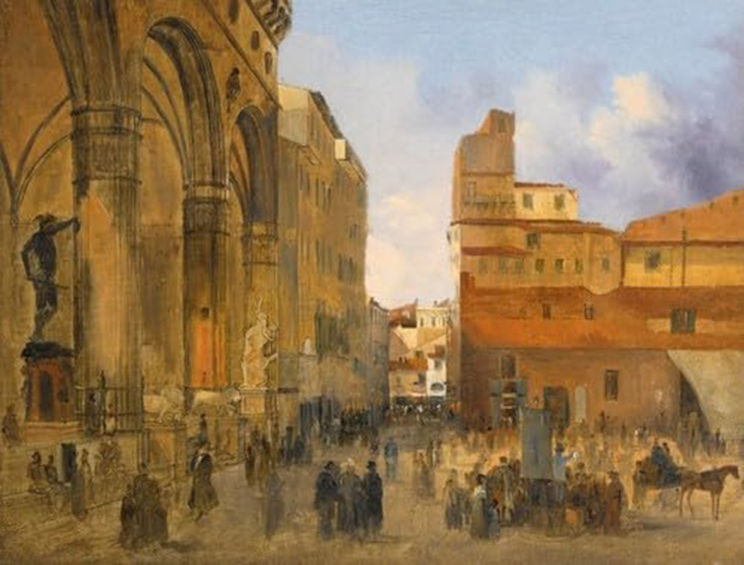 High quality wall art fine art oil painitng handpainted on canvas " Florence" stunningoilpainting.com