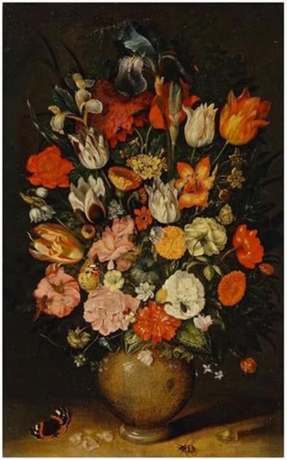 High quality wall art fine art oil painitng handpainted on canvas " A vase of flowers" stunningoilpainting.com