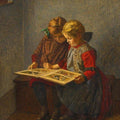 High quality wall art fine art oil painitng handpainted on canvas "The Fairy Tale" stunningoilpainting.com