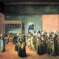 High quality wall art fine art oil painitng handpainted on canvas " Sultan Ahmed III receives French ambassador" stunningoilpainting.com