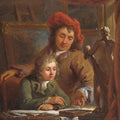 High quality wall art fine art oil painitng handpainted on canvas "Art class" stunningoilpainting.com