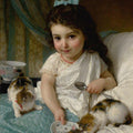 High quality wall art fine art oil painitng handpainted on canvas "The Morning Meal" stunningoilpainting.com