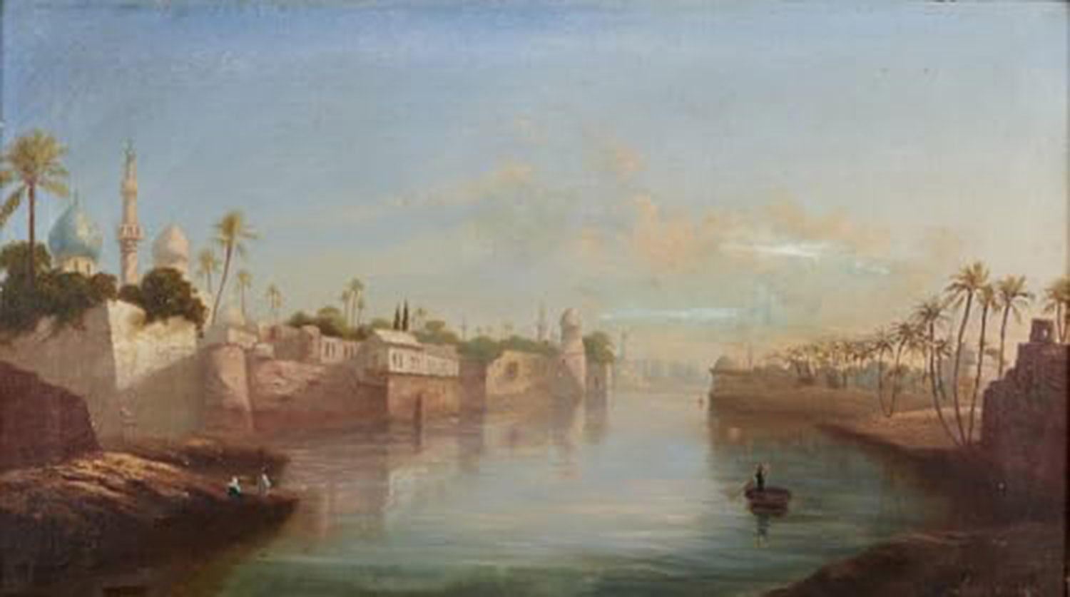 High quality wall art fine art oil painitng handpainted on canvas " Baghdad " stunningoilpainting.com