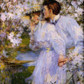 High quality wall art fine art oil painitng handpainted on canvas"Springtime " stunningoilpainting.com