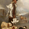 High quality wall art oil painitng handpainted on canvas " hunting" stunningoilpainting.com