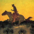 High quality wall art oil painitng handpainted on canvas " a man riding on a horse" stunningoilpainting.com