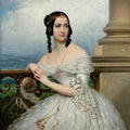 High quality wall art fine art oil painitng handpainted on canvas" Presumed Portrait Of Miss White" stunningoilpainting.com