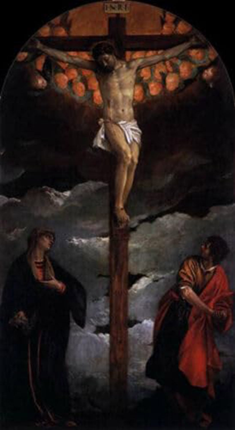 High quality wall art oil painitng handpainted on canvas"Crucifixion" stunningoilpainting.com