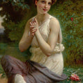High quality wall art oil painitng handpainted on canvas"a young woman " stunningoilpainting.com