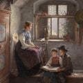 High quality wall art oil painitng handpainted on canvas" In Gedanken " stunningoilpainting.com