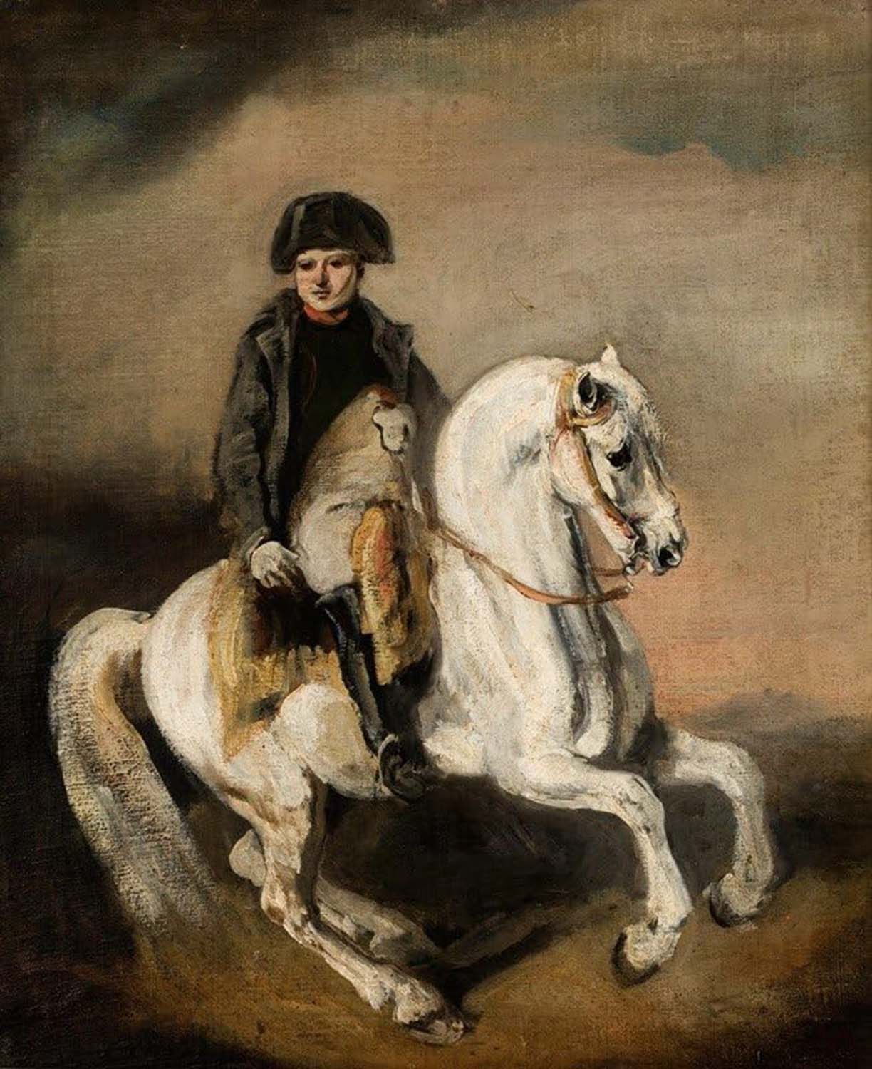 High quality wall art oil painitng handpainted on canvas"Napoleon on Horseback" stunningoilpainting.com