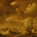 High quality wall art oil painitng handpainted on canvas"Shipping in a storm" stunningoilpainting.com