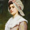 High quality wall art oil painitng handpainted on canvas" A Country Maid " stunningoilpainting.com