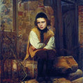 High quality wall art oil painitng handpainted on canvas" Outraged Jewish boy" stunningoilpainting.com