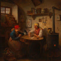 High quality wall art oil painitng handpainted on canvas"fortune teller" stunningoilpainting.com