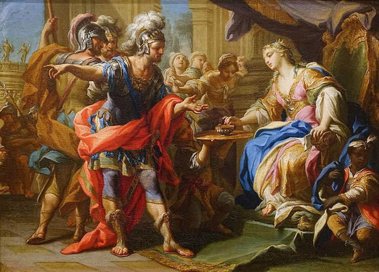 high quality wall art oil painitng handpainted on canvas" ancient figures " stunningoilpainting.com