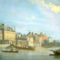 High quality wall art fine art oil painitng handpainted on canvas"the River Thames in London ” stunningoilpainting.com