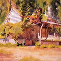 High quality wall art oil painitng handpainted on canvas" A house in summer " stunningoilpainting.com