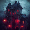 High quality wall art oil painitng handpainted on canvas" Haunted House" stunningoilpainting.com